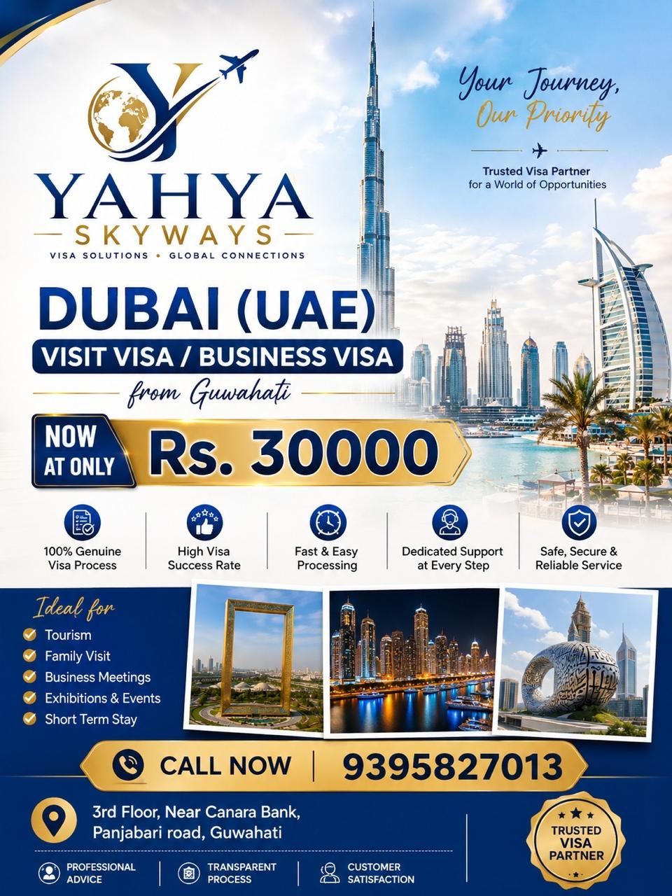 Yahya Skyways Dubai visa offer